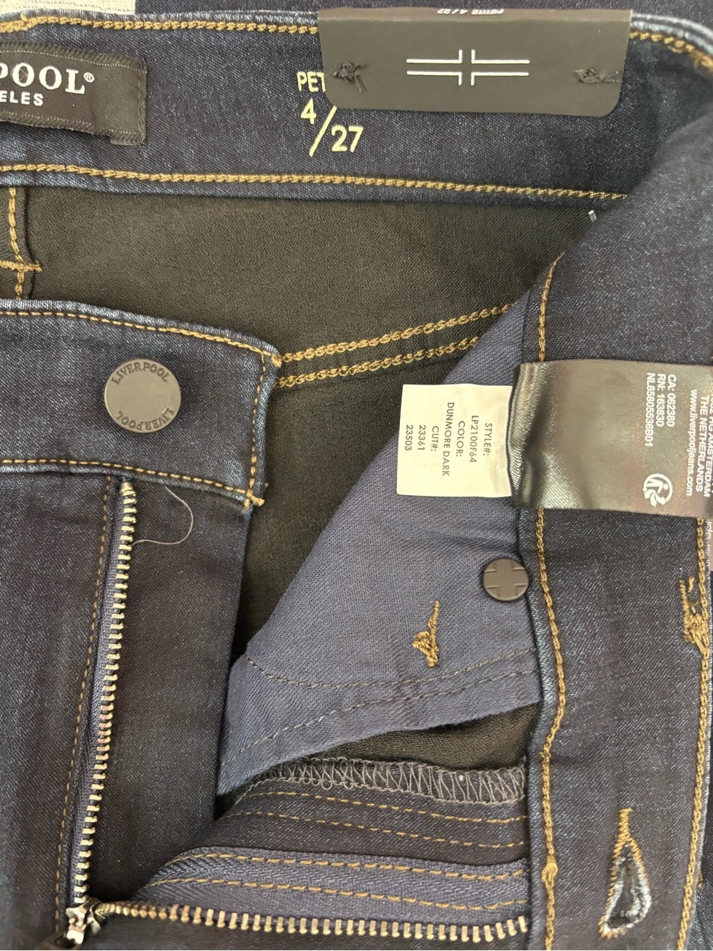 Liverpool High Rise Abby Ankle Skinny Jeans Sz 4/27P NWT | Liverpool Jeans NEW- - Picture 11 of 11
